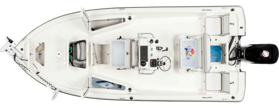 Mako 19 CPX storage layout
