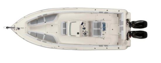 Mako 284 CC deck plan