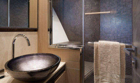 Monte Carlo Yachts 80 sink and shower