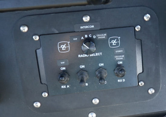 Ocean Craft 9.5 M controls