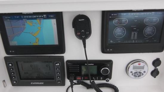 Ocean Runner 29 Center Console dash panel