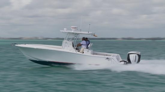 Ocean Runner 29 Center Console outboards