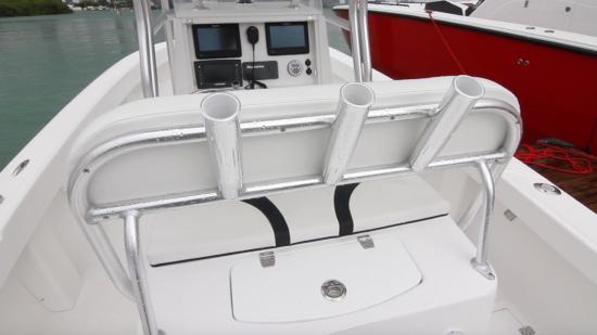 Ocean Runner 29 Center Console rocket launchers