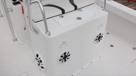 Ocean Runner 29 Center Console subwoofers