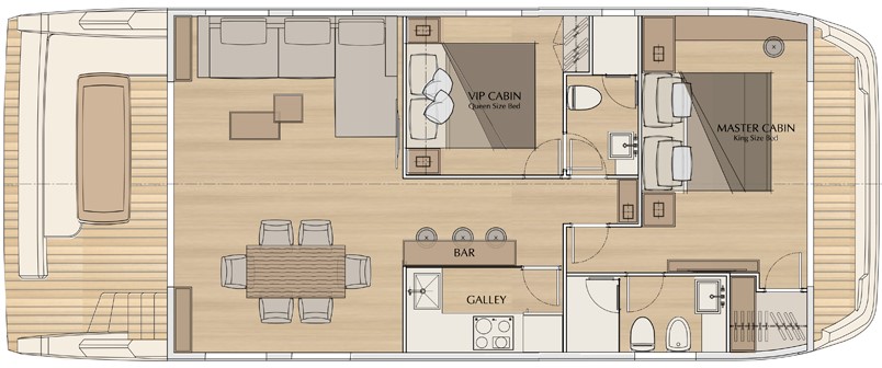 Overblue Delivers Superyacht Spaces in 48 Feet