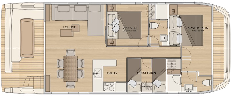 Overblue Delivers Superyacht Spaces in 48 Feet