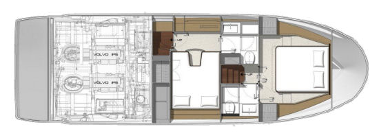 Prestige Yachts 420 Layout 4