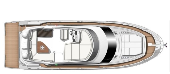 Prestige 460 Fly Flying Bridge Layout