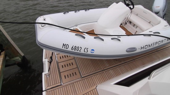 Prestige 630 swim platform