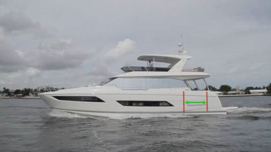 Prestige Yachts 680 profile shot