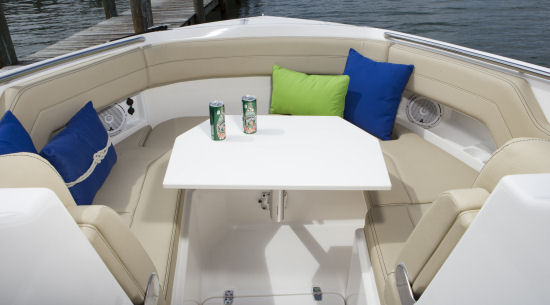 Pursuit DC 295 bow optional table