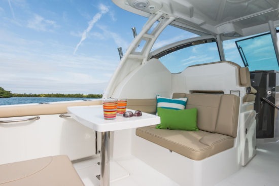 Pursuit DC 295 folding seat