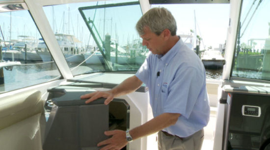 Pursuit DC 295 storage locker