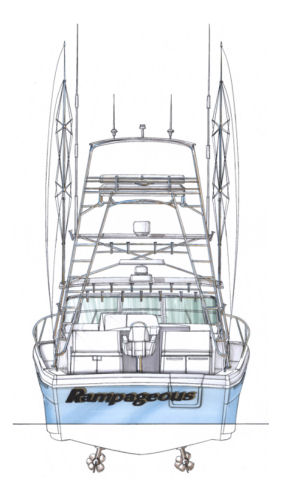 New Rampage 34 Stern