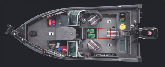 Ranger Boats VS1782 deck plan