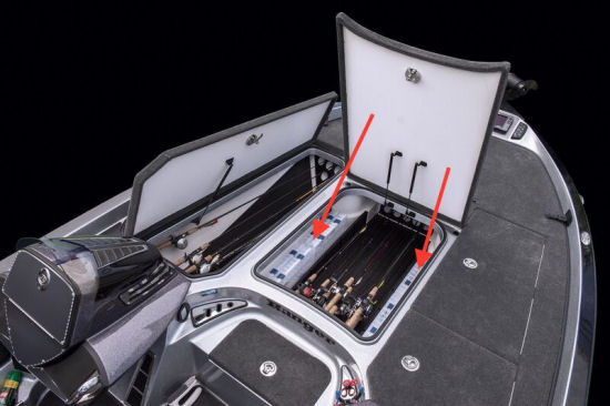 Ranger Boats Z520C rod storage