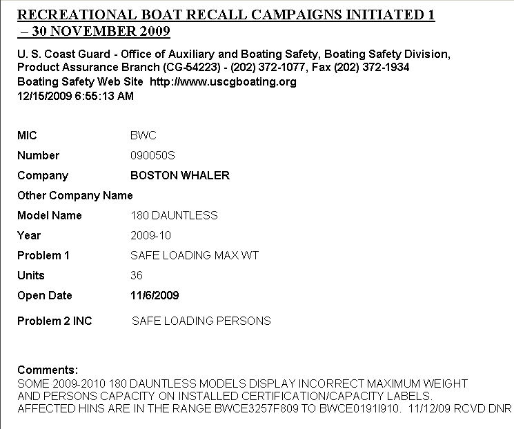RECALL