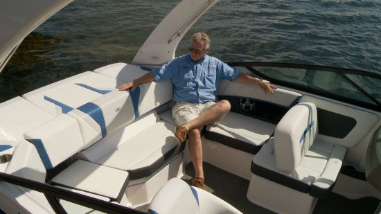 Regal 2000 ESX L shaped seating