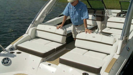 Regal 2800 double wide aft seats
