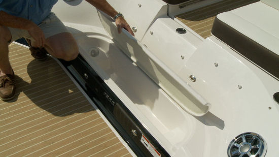 Regal 2800 transom cooler