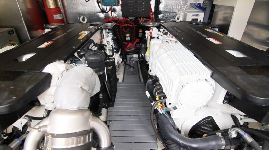 Regal 42 Fly engine access