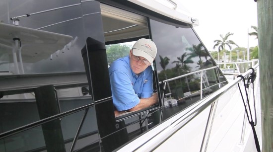 Regal 42 Fly side window