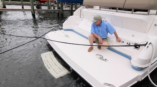 Regal 42 Fly swim step