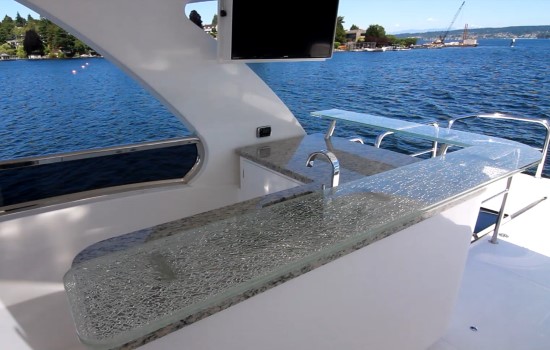 Regency Yachts P65 Overhead TVs