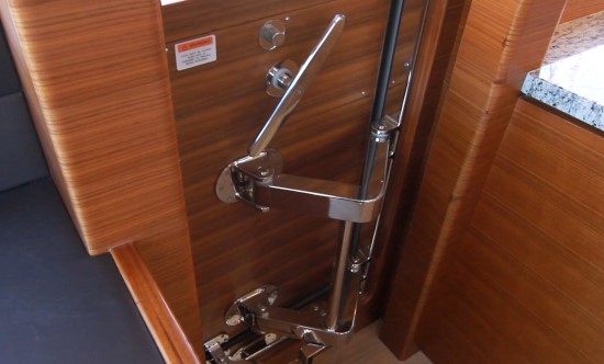 Regency Yachts P65 Pantograph doors