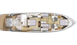 Riviera 6000 Sport Yacht Interior