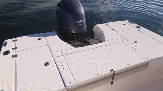 Robalo 226 Cayman aft deck