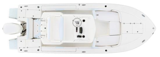 Robalo 246 Cayman SD deck plan