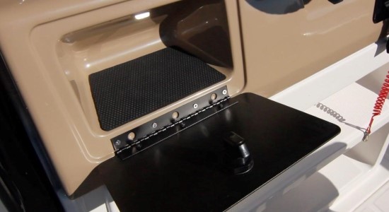 Robalo R242EX glovebox storage