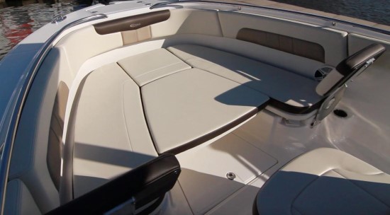 Robalo R242EX inviting sun pad