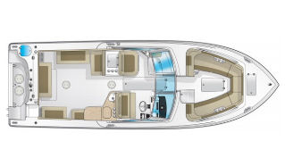 Sailfish 325DC Interior