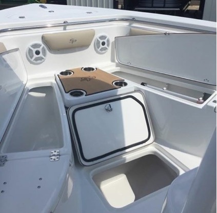 Sea Pro 219 Deep V CC fish boxes