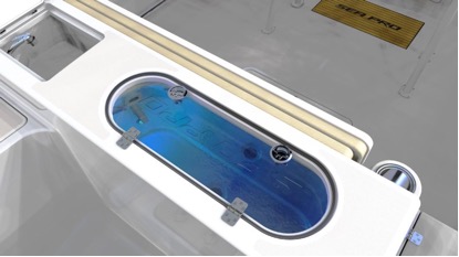 Sea Pro 219 Deep V CC lighted livewell