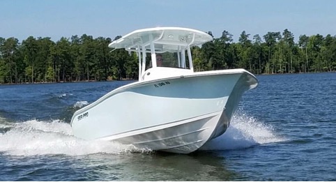 Sea Pro 219 Deep V CC running