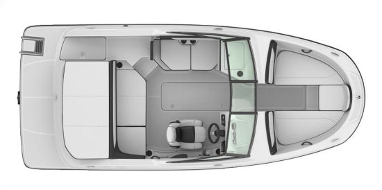 Sea Ray 19 SPX floor plan