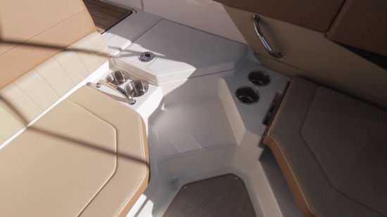 Sea Ray 21 SPX bow entry