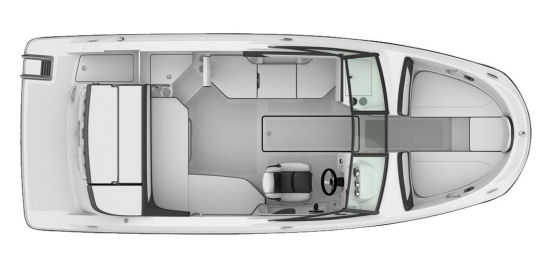 Sea Ray 21 SPX floor plan
