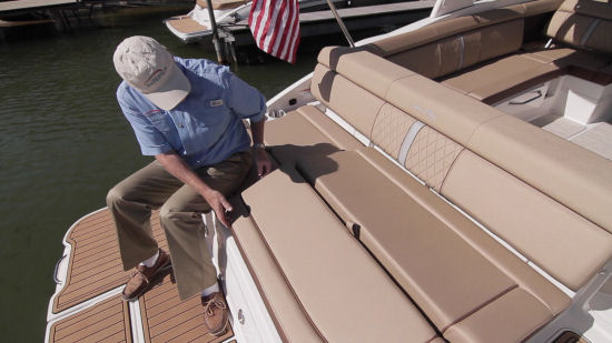 Sea Ray 270 Sundeck support