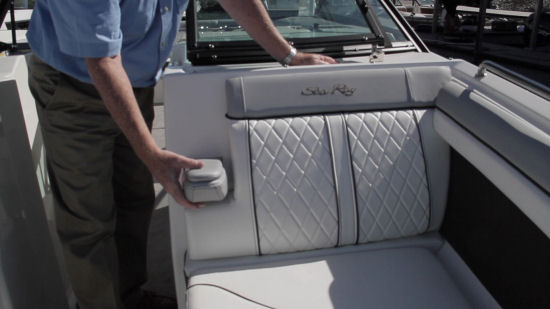 Sea Ray 290 Sundeck arm rests