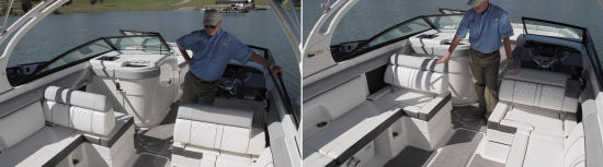 Sea Ray 290 Sundeck seat backs