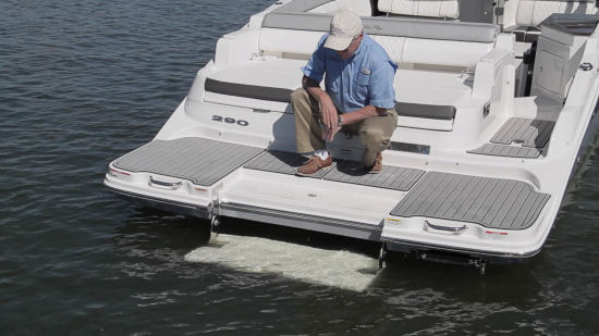 Sea Ray 290 Sundeck swim step