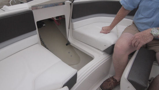 Sea Ray 310 SLX bow locker