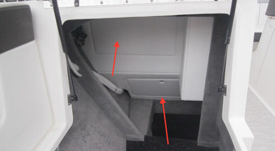 Sea Ray 310 SLX cushions