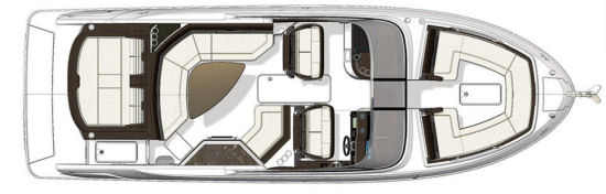 Sea Ray 310 SLX floor plan