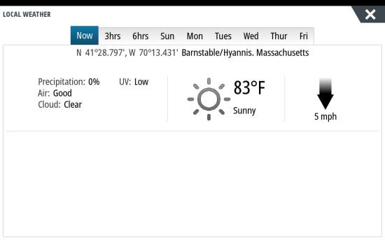 SiriusXM Marine Weather