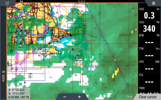 SiriusXM Marine Weather precipitation